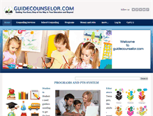 Tablet Screenshot of guidecounselor.com